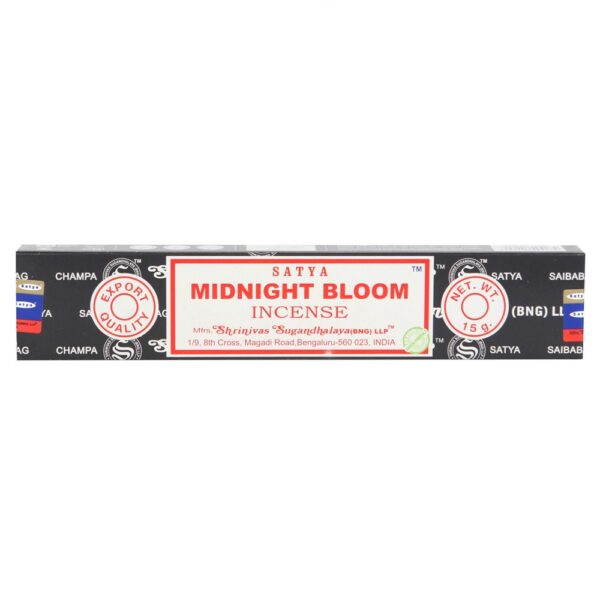 MIDNIGHT BLOOM INCENSE STICKS BY SATYA - Image 2