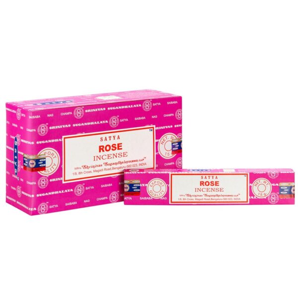 ROSE INCENSE STICKS BY SATYA - Image 1