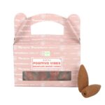 POSITIVE VIBES BACKFLOW DHOOP INCENSE CONES BY SATYA