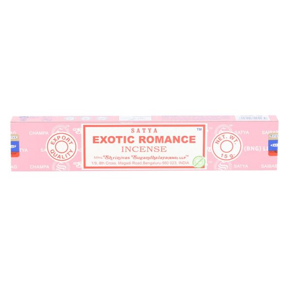 SATYA EXOTIC ROMANCE INCENSE STICKS - Image 2