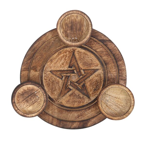 PENTAGRAM TEA LIGHT CANDLE HOLDER - Image 2