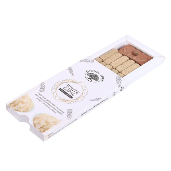 GREEN TREE COPAL SMUDGE BRICKS WITH HOLDER - Image 2