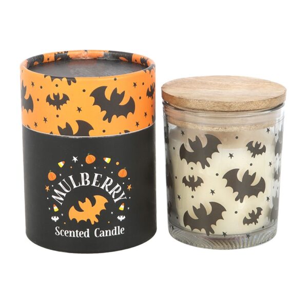 BAT PRINT MULBERRY CANDLE - Image 2