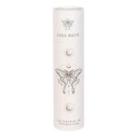 LUNA MOTH GLASS WATER BOTTLE WITH CLEAR QUARTZ CRYSTAL - Image 3