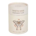 LUNA MOTH MANIFESTATION CANDLE WITH CLEAR QUARTZ CRYSTALS - Image 5
