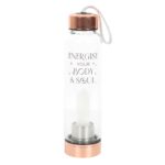 CLEAR QUARTZ BODY AND SOUL GLASS WATER BOTTLE - Image 5