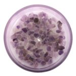 ABUNDANCE FRENCH LAVENDER CRYSTAL CHIP CANDLE - Image 2