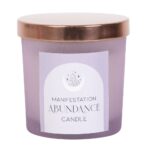 ABUNDANCE FRENCH LAVENDER CRYSTAL CHIP CANDLE - Image 3