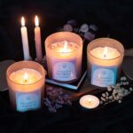 ABUNDANCE FRENCH LAVENDER CRYSTAL CHIP CANDLE - Image 5