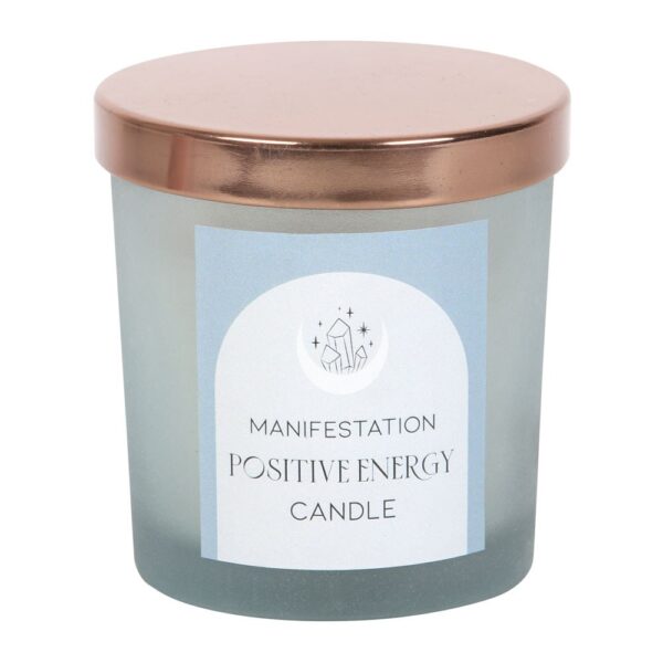 POSITIVE ENERGY WHITE SAGE CRYSTAL CHIP CANDLE - Image 3