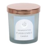 POSITIVE ENERGY WHITE SAGE CRYSTAL CHIP CANDLE - Image 3