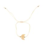 BE BRAVE YELLOW JADE CRYSTAL MOON BRACELET - Image 3