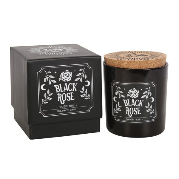 BLACK ROSE TWILIGHT BLUSH CANDLE - Image 1