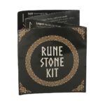 SET OF 25 BLACK OBSIDIAN VIKING RUNE STONES - Image 2