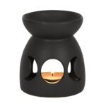 BLACK TRIPLE MOON CUT OUT OIL BURNER - Image 3