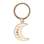 MOON PHASE CRESCENT ENAMEL KEYRING - Image 3