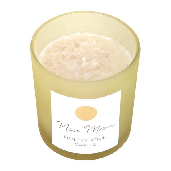 NEW MOON WILD ORANGE CRYSTAL CHIP CANDLE - Image 1