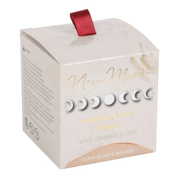 NEW MOON WILD ORANGE CRYSTAL CHIP CANDLE - Image 4