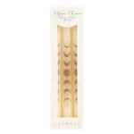 SET OF 3 OFF WHITE MOON PHASES TAPER DINNER CANDLES - Image 2