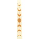 SET OF 3 OFF WHITE MOON PHASES TAPER DINNER CANDLES - Image 4