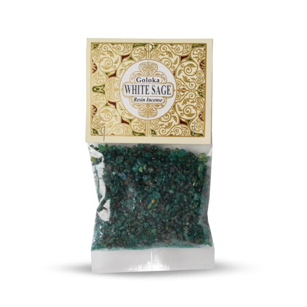 GOLOKA WHITE SAGE RESIN INCENSE - Image 1