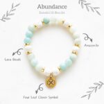 ABUNDANCE AMAZONITE CRYSTAL ESSENTIAL OIL BRACELET - Image 7
