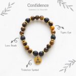 CONFIDENCE TIGER'S EYE CRYSTAL ESSENTIAL OIL BRACELET - Image 7