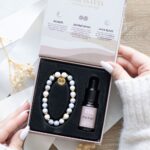 STRESS LESS HOWLITE CRYSTAL ESSENTIAL OIL BRACELET