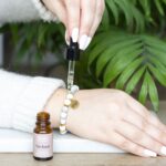STRESS LESS HOWLITE CRYSTAL ESSENTIAL OIL BRACELET - Image 6