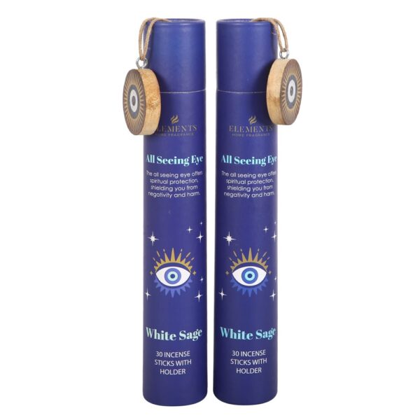 ALL SEEING EYE WHITE SAGE INCENSE STICKS - Image 2