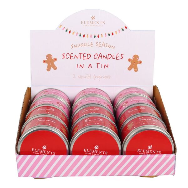 SET OF 12 SNUGGLE SEASON CANDLES IN DISPLAY - Image 2