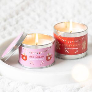 SET OF 12 SNUGGLE SEASON CANDLES IN DISPLAY