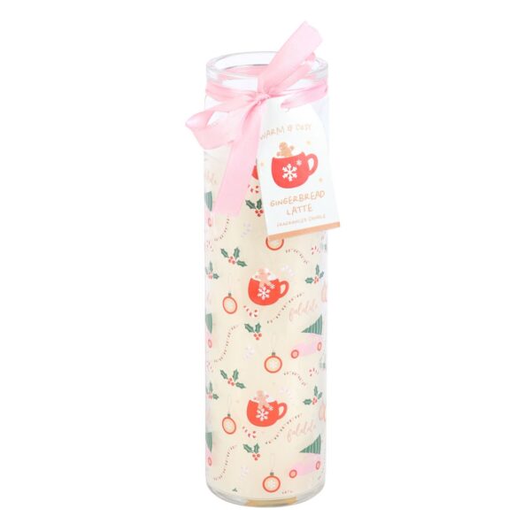 SUGARPLUM FUN CHRISTMAS PRINT TUBE CANDLE - Image 2