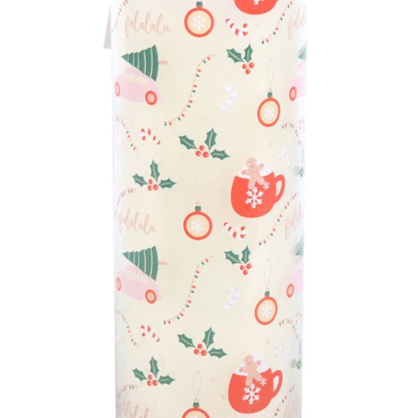 SUGARPLUM FUN CHRISTMAS PRINT TUBE CANDLE - Image 3