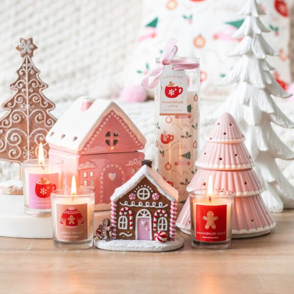 SUGARPLUM FUN CHRISTMAS PRINT TUBE CANDLE - Image 4