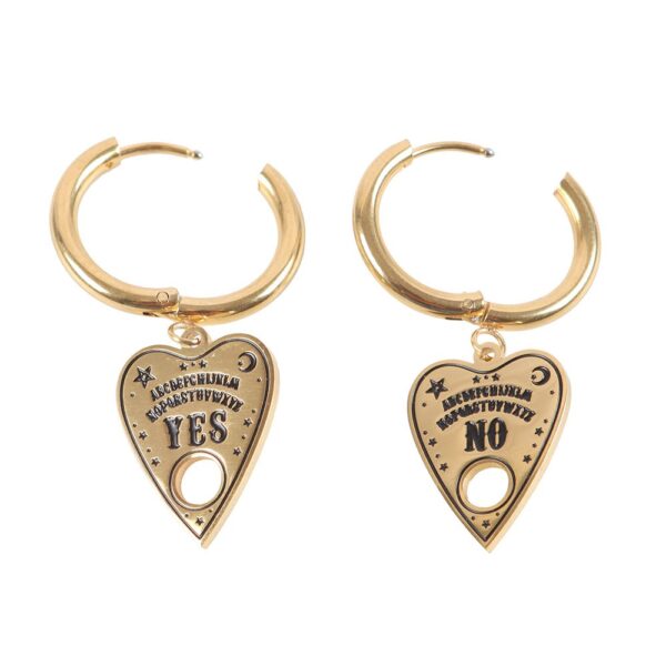 TALKING BOARD PLANCHETTE EARRINGS - Image 3