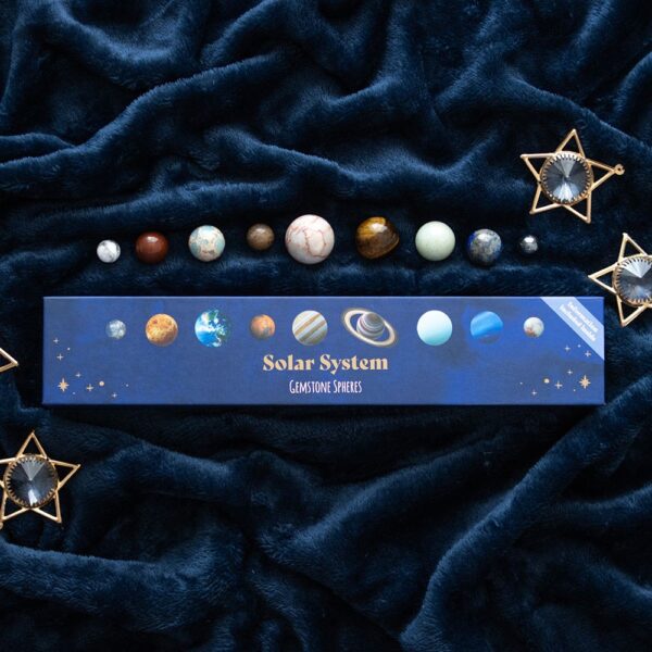SOLAR SYSTEM GEMSTONE CRYSTAL SPHERE SET - Image 5