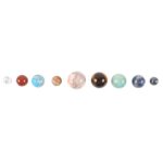 SOLAR SYSTEM GEMSTONE CRYSTAL SPHERE SET - Image 2