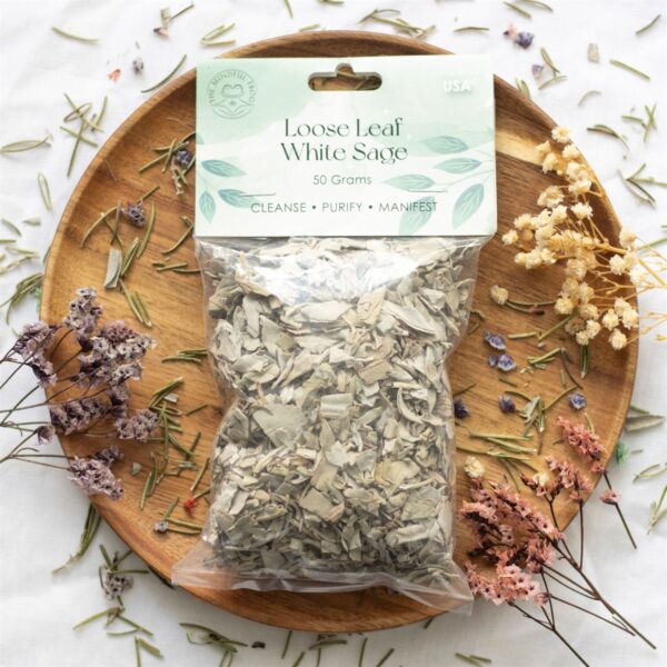 50G LOOSE LEAF WHITE SAGE - Image 1
