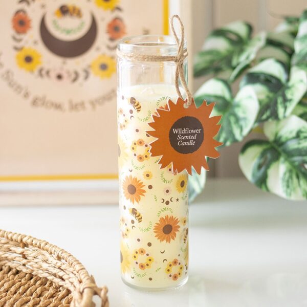 BEE RADIANT WILDFLOWER TUBE CANDLE - Image 1