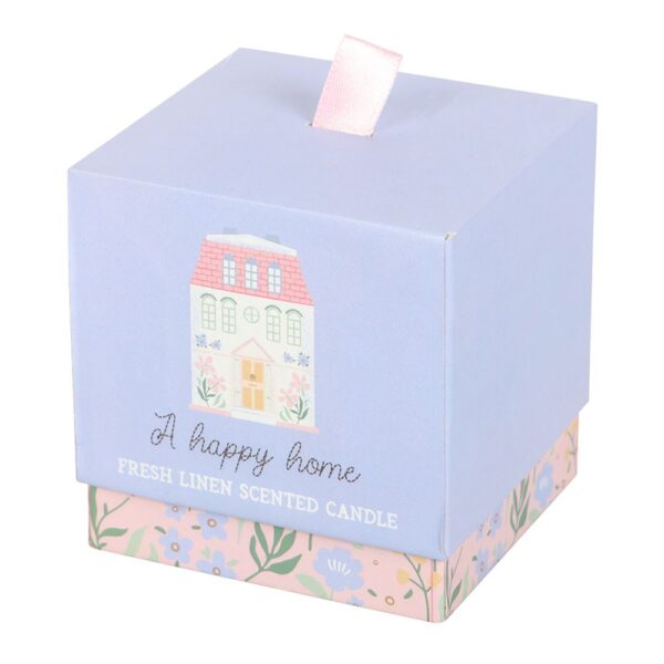 A HAPPY HOME FRESH LINEN CANDLE - Image 4