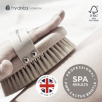 HYDREA LONDON PROFESSIONAL VEGAN DRY BODY BRUSH FSC® CERTIFIED BEECHWOOD WITH CACTUS BRISTLE FOR EXFOLIATION & DETOX - Image 2