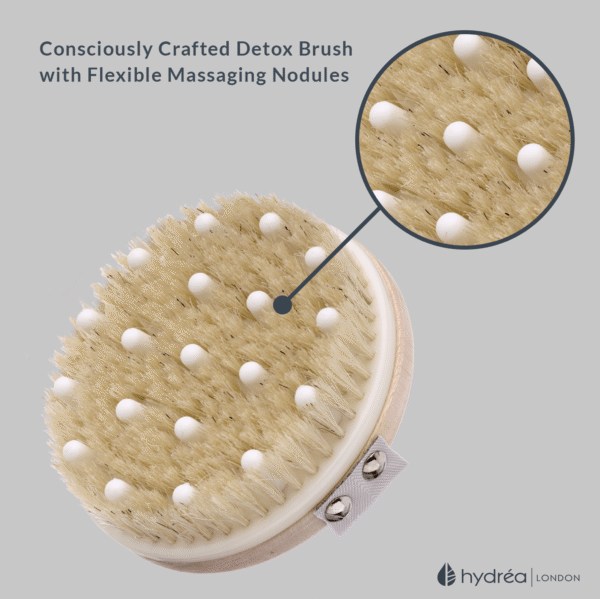 HYDREA LONDON DETOX BODY BRUSH NATURAL BRISTLE - Image 2