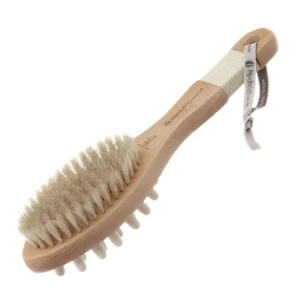 HYDREA LONDON DUAL USE BODY BRUSH NATURAL BRISTLE