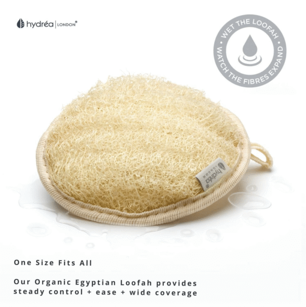 HYDREA LONDON ORGANIC EGYPTIAN LOOFAH BODY PAD - Image 5