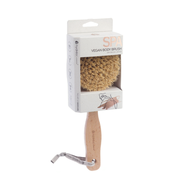 HYDREA LONDON CLASSIC VEGAN DRY BODY BRUSH CACTUS BRISTLE FSC® CERTIFIED BEECHWOOD - Image 2