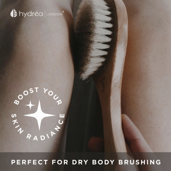 HYDREA LONDON CLASSIC VEGAN DRY BODY BRUSH CACTUS BRISTLE FSC® CERTIFIED BEECHWOOD - Image 9