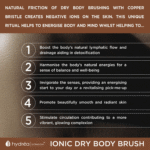HYDREA LONDON IONIC DRY BODY BRUSH COPPER GLOW - Image 4