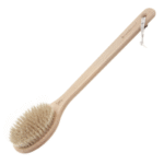 HYDREA LONDON LONG-HANDLED WET & DRY BODY BRUSH – FSC® CERTIFIED BEECHWOOD WITH NATURAL BRISTLE