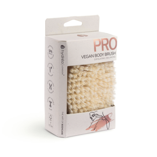 HYDREA LONDON PROFESSIONAL VEGAN DRY BODY BRUSH FSC® CERTIFIED BEECHWOOD – CACTUS & NYLON BRISTLE - Image 2